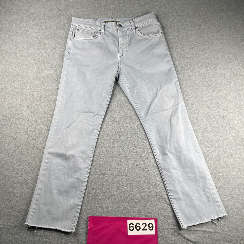 Joe's The Brixton Straight + Narrow Denim Jeans Womens Size 31x27 Gray *SEE